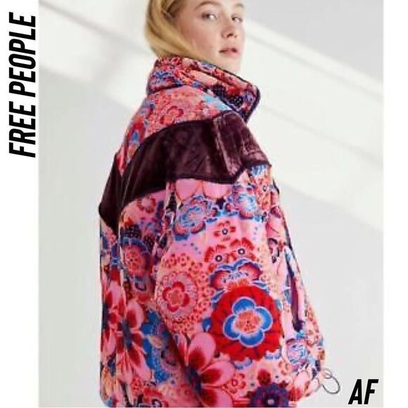 FREE PEOPLE SUN-VALLEY BOMBER JACKET NEW MEDIUM - Picture 2 of 5